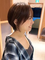 ラミエ バイ メルト 吉祥寺(lamie by melt)&nbsp;*滝田*小顔大人ショートボブ吉祥寺20代30代40代チャコールグレー