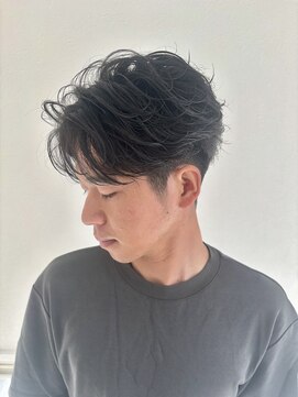 アノ 別府店(Ano.) 大分ニュアンスパーマセンターパートフェザーパーマ毛流れパーマ