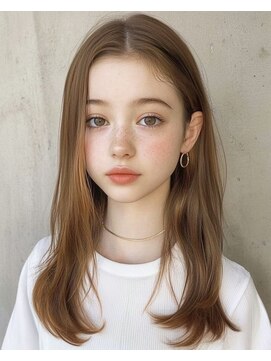 ハム 立川(hum) ココアベージュ/オリーブグレー/小顔/黒髪[立川/髪質改善]