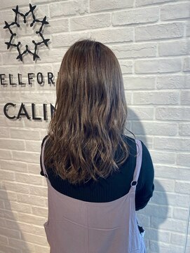 透明感オリーブグレージュカラー☆藤枝