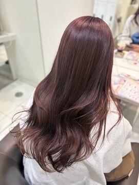 ブリーチありラベンダーピンク