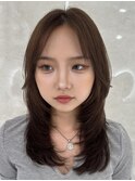 ブリーチハイライト髪質改善ダブルカラーレイヤーカット