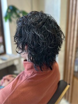 ヘアリゾート粋 ティガ 池袋店(tiga) ミディアムウルフ/似合わせパーマ/レイヤーカット