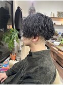 ツイストスパイラルパーマ×センターパート/メンズ/ツイスパ