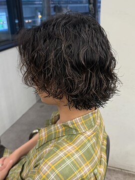 エルマーク 松山(L-MARK) ウルフヘア/メンズ/ウルフカット/スパイラルパーマ/波巻き