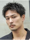 波巻きツイストスパイラルルーズパーマアクティブショート渋谷