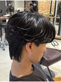 ニュアンスパーマカルマパーマ毛流れパーマ毛流れセンターパート