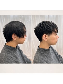 ソアヘアー(Soar hair)の写真/骨格に合わせた小顔魅せカットで学生～ビジネスマンまでON/OFFキマる!!毎朝のスタイリングにも簡単に時短〇