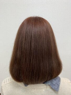 クアトロ グランシュ 川崎店(QUATRO × GranCieux) ピンクブラウンボブ