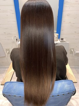 スローライフヘアーデザインアンドスパラウンジ(Slow life Hair design spa lounge) 潤ツヤロング 高濃度水素質感矯正ミネコラ
