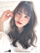 チョビー(Chobii)&nbsp;デジタルパーマロングヘアカタログゆるふわ透明感韓国風/栗原112