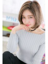 ミック ヘアアンドビューティー 大山店(miq Hair&Beauty) 大人かっこいい外国人風おフェロ抜け感ウルフボブa1