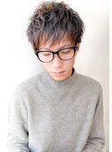イケメン黒髪ニュアンスパーママッシュ束感モテる流行モテ髪