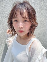 ミリ (mm) ゆるめパーマ/髪質改善