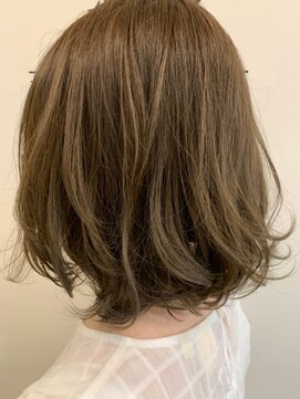 ヘアブランコブランコ 横浜(hair blanco_blanco) 似合わせカット/くびれヘア/デザインカラー/艶ボルドー[横浜駅]
