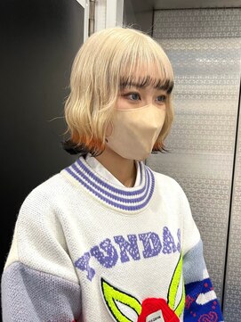 ホワイト 梅田(white) #ブロンド×キツネカラー