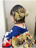 水引×金箔アレンジ