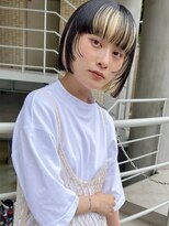 ヒート バイ アンカットラウンジ 渋谷(HEAT by UNCUT&LOUNGE)&nbsp;フェイスフレーミング/インナーカラー/ケアブリーチ/前髪カラー