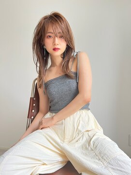 エイミー(Aimee) Aimee町田　レイヤーカット×アッシュブラウン