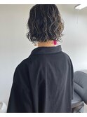 マッシュボブ×パーマ