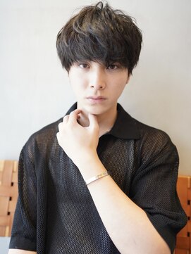 ニコ トウキョウ(nico TOKYO) メンズ/センターパート/横分けセンターパート/ハイライト