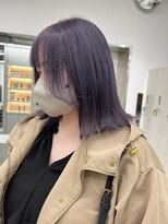 ヘアサロン ドット トウキョウ カラー 町田店(hair salon dot. tokyo color) 黒髪/グレーベージュ/レイヤーロング