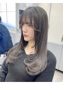 韓国レイヤー/韓国風/ボブ/髪質改善/黒髪/ブリーチなし〔池袋〕