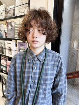 ペネロープ(Penelope) ショートマッシュ/スパイラルパーマ/ベージュ系