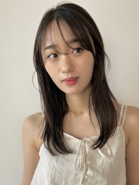 ディッセンバー 渋谷(December) 【December】小顔カットブリーチなしベージュ酸性ストレート