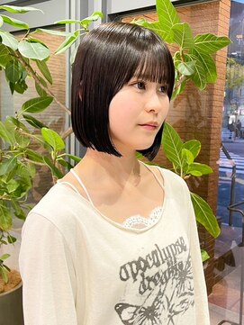 ノエ トトン(noe tton) イメチェン/ホワイトブロンド/外ハネボブ/美髪/名古屋/名駅