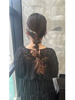ガルボ ヘアー(garbo hair) 結婚式セット お呼ばれヘア ヘアアレンジ ヘアセット 20代