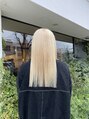 ローザジェルム(ROZA germe) white blond:)ハイトーンカラーお任せください^_^