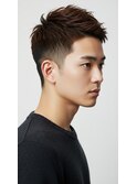 清潔感ベリーショート×アップバング