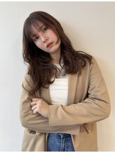 ユーフォリア 青山(Euphoria) 大人美人艶カラーベージュ小顔カット透明感レイヤーロング