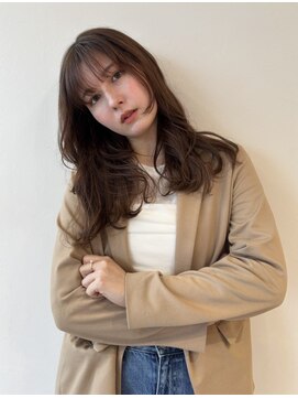 ユーフォリア 青山(Euphoria) 大人美人艶カラーベージュ小顔カット透明感レイヤーロング