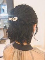 クレビア(CreBiA) ヘアセット/お呼ばれスタイル/ハーフアップ
