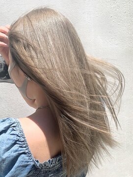 デート 原宿(DATE) グレージュ/ダブルカラー/ケアブリーチ/髪質改善/原宿