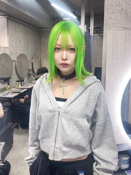 インク 渋谷(INK.) 黄緑カラー