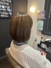 至福のひと時…♪カット+カラー（白髪染め可）+極上ヘッドスパ（30分）