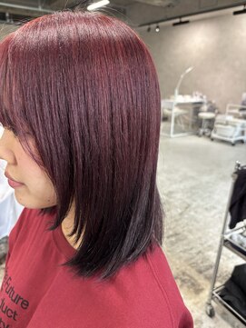 ネアー 新潟(NEER) アプリコットオレンジ/くびれヘア/ウェーブショート［新潟］