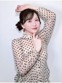 宣材サロモ撮影。サイドお団子vol1.0