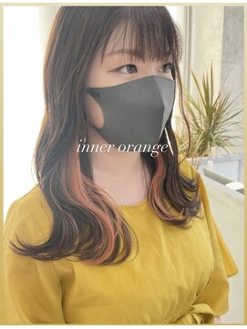 バングス(BANGS) inner color × orange