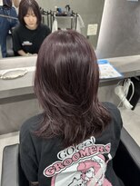 トーン(tone)&nbsp;ラベンダーカラー/ミディアムレイヤー/韓国風レイヤー