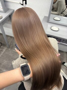 ペレ 栄店(PELE) クラゲヘアー/小顔に見せるヘア/ココアベージュ/栄