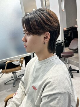 ジーナ 天神(Zina) 毛流れセンターパート(メンズカット/ダウンパーマ/ナチュラル)