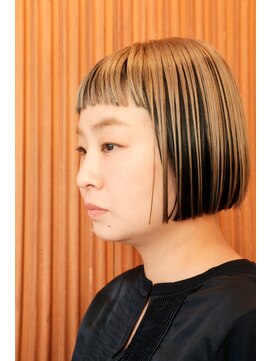 ビュートリアム 鎌倉小町(BEAUTRIUM) オン眉バングのアンブレラカラー