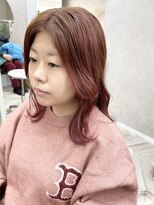 キラーナセンダイ(KiRANA SENDAI)&nbsp;韓国風くびれミディアム×赤みベージュ