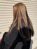 ヘアーワークス ボナ(HAIR WORKS bona.) 影色で魅せるアンブレラブラウン