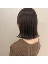 アンドワン 自由が丘(＆ONE)&nbsp;【&ONE 自由が丘】透明感×ブラウン×切りっぱなしボブ
