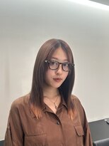 レ セゾン(Les Saisons)&nbsp;大人のナチュラルストレート×ブラウンカラー